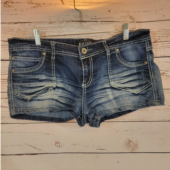 Blue Spice Pants - ⭐️⭐️SOLDMER⭐️⭐️Blue Spice Blue Denim Cut-Off Medium Wash